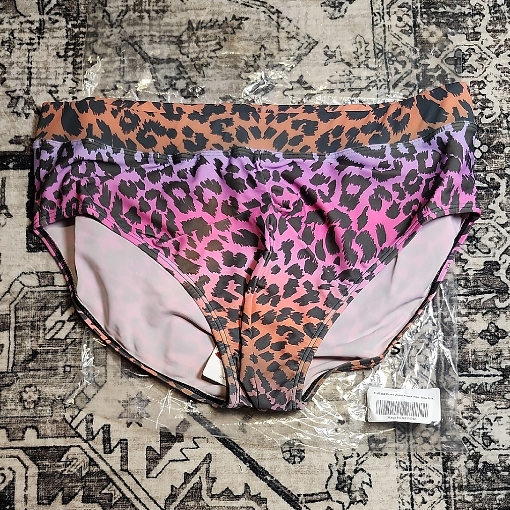 Leopard Print Bikini Bottoms